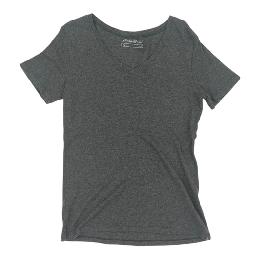 Top Ss Basic By Eddie Bauer In Grey, Size:L