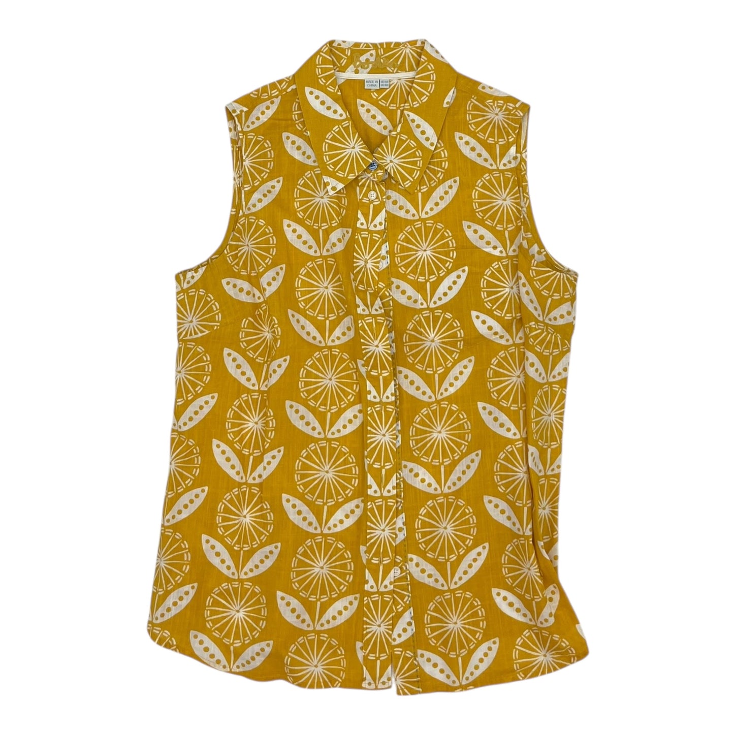 BLOUSE SLEEVELESS by BODEN in YELLOW, Size:M