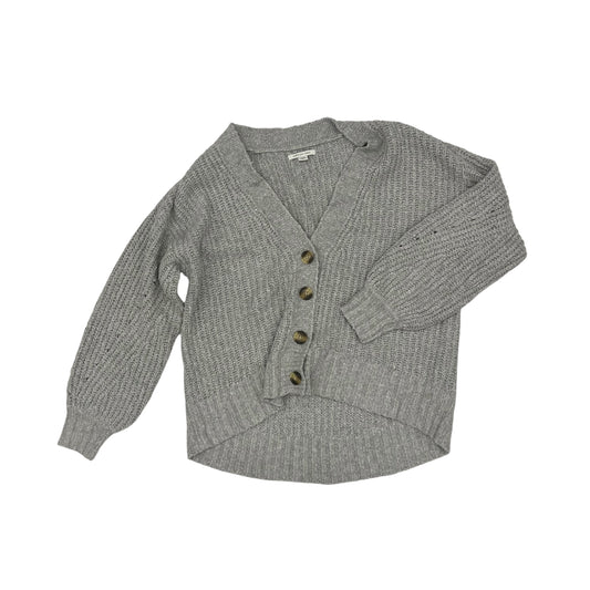 Sweater Cardigan By American Eagle In Grey, Size:S