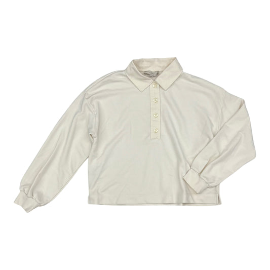 Top Ls By Loft In Cream, Size:M