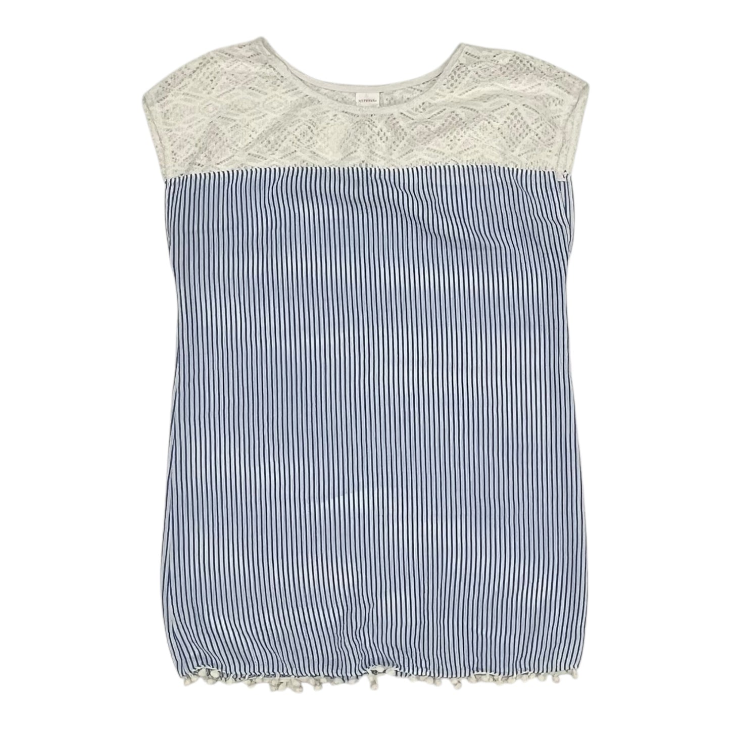 Top Ss By Merona In Blue & White, Size:M