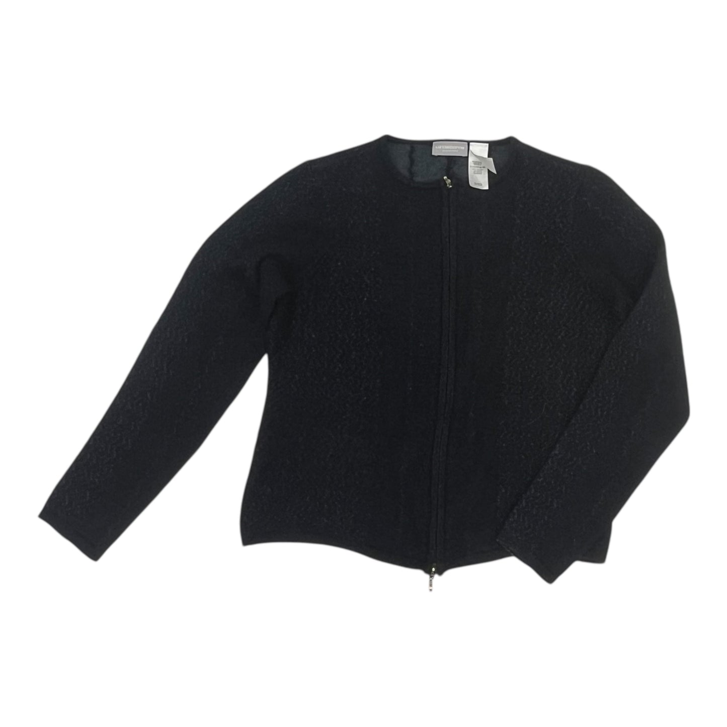 Sweater Cardigan By Liz Claiborne In Navy, Size:L