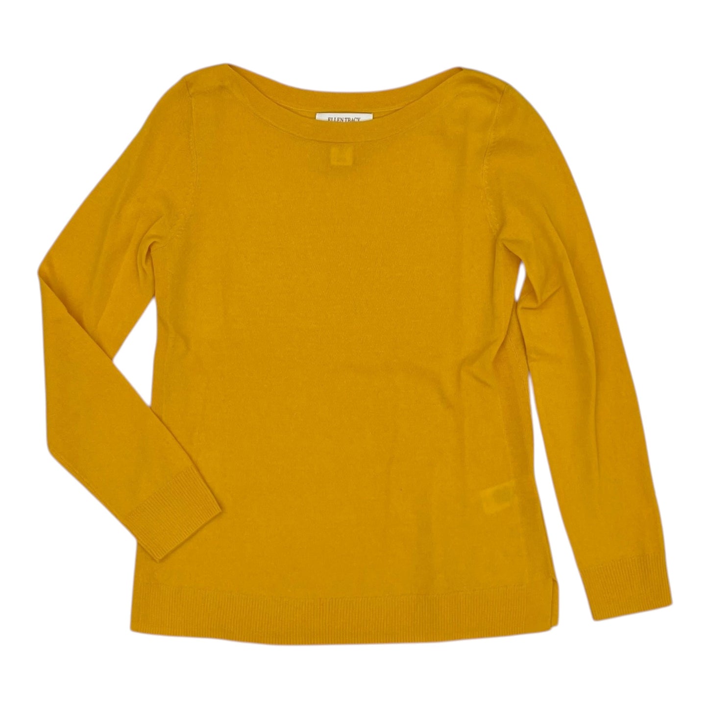 Sweater By Ellen Tracy In Yellow, Size:S