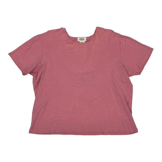 PINK TOP SS BASIC by TALBOTS Size:XL