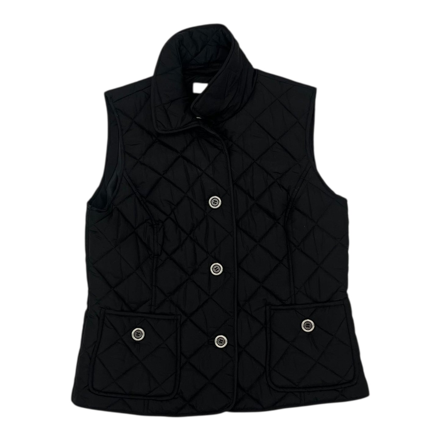 Vest Puffer & Quilted By Charter Club In Black, Size:S