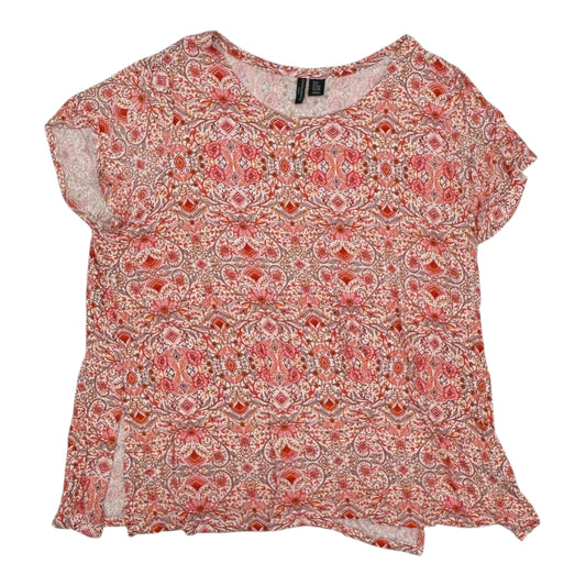 Top Ss By Cynthia Rowley In Orange & White, Size:3X