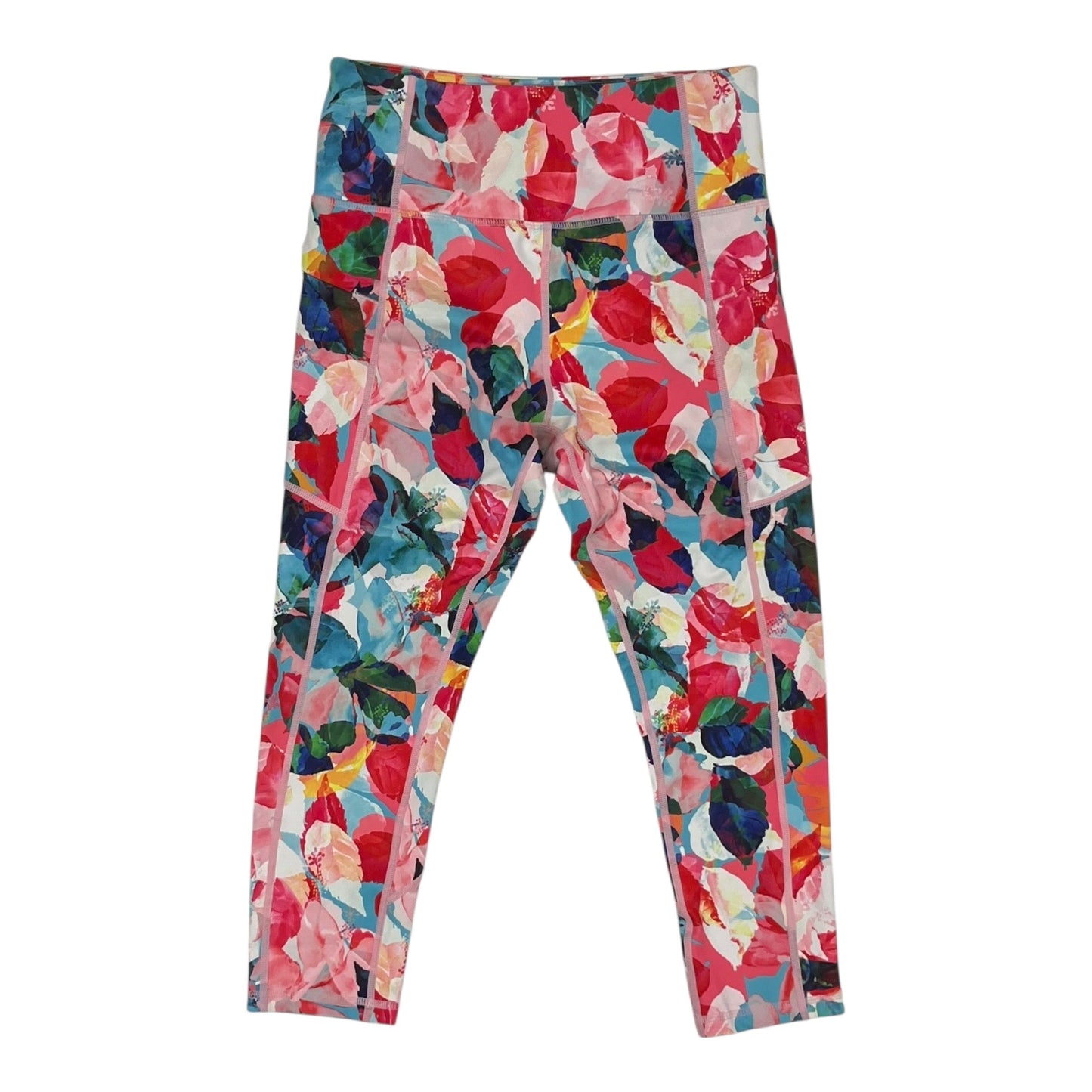 Athletic Leggings Capris By Zyia In Multi, Size:S