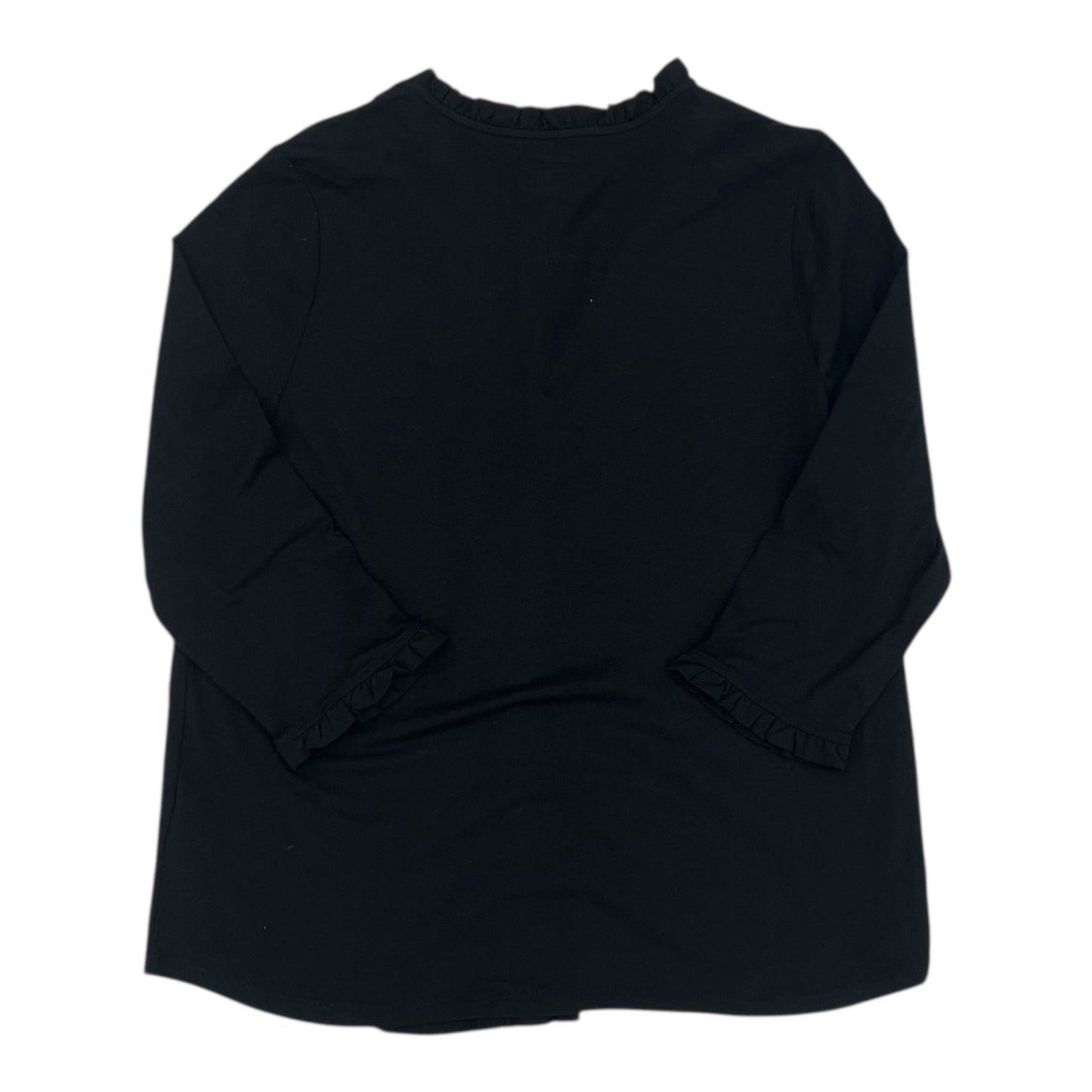 Top Ls By Lands End In Black, Size:M
