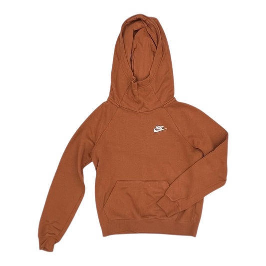 Athletic Sweatshirt Hoodie By Nike In Orange, Size:Xs