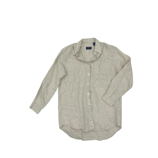 Top Ls By Liz Claiborne In Beige, Size:S