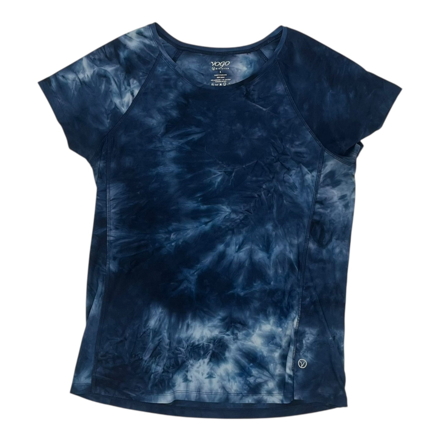 Athletic Top Ss By Vogo In Blue, Size:L