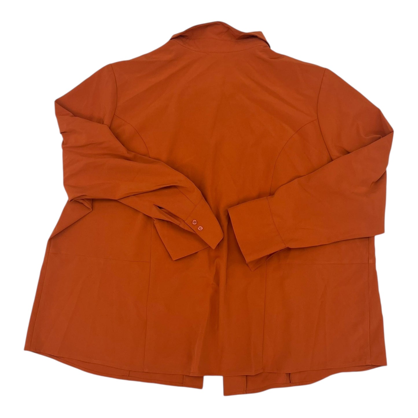 BLOUSE LS by LANE BRYANT in ORANGE, Size:4X