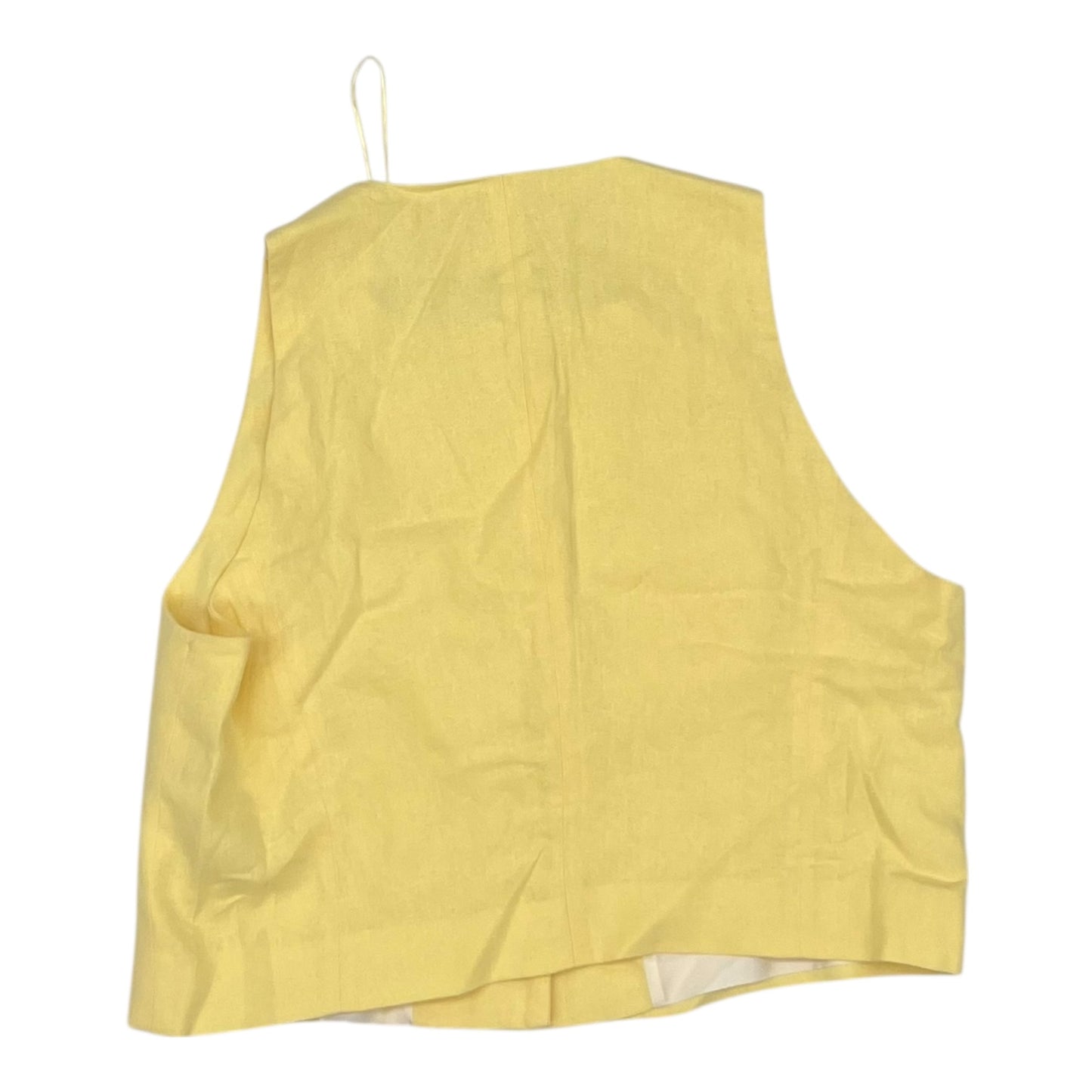 Vest Other By Zara In Yellow, Size:Xl