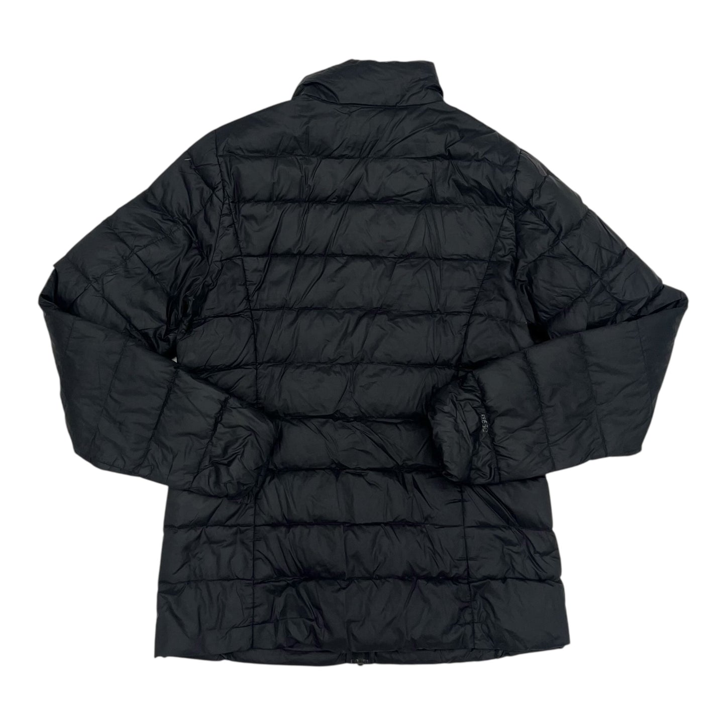 Jacket Puffer & Quilted By Eddie Bauer In Black, Size:M