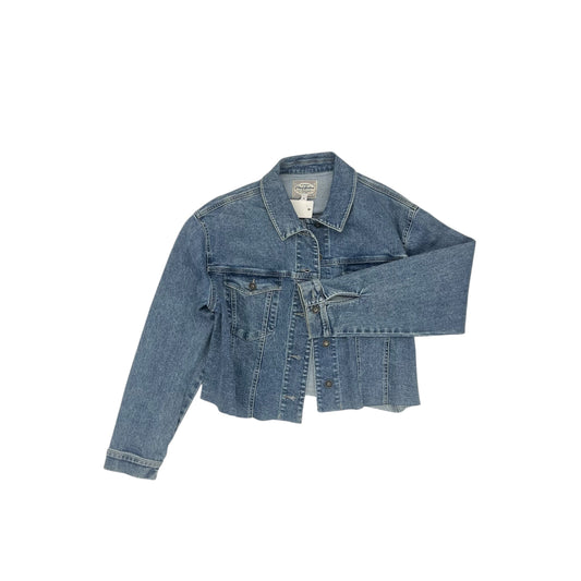 Jacket Denim By Clothes Mentor In Blue Denim, Size:L