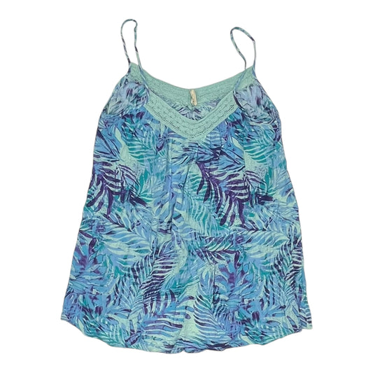 Top Sleeveless  In Blue, Size:Xl