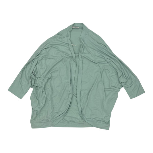 Cardigan By Zenana In Green, Size:3X