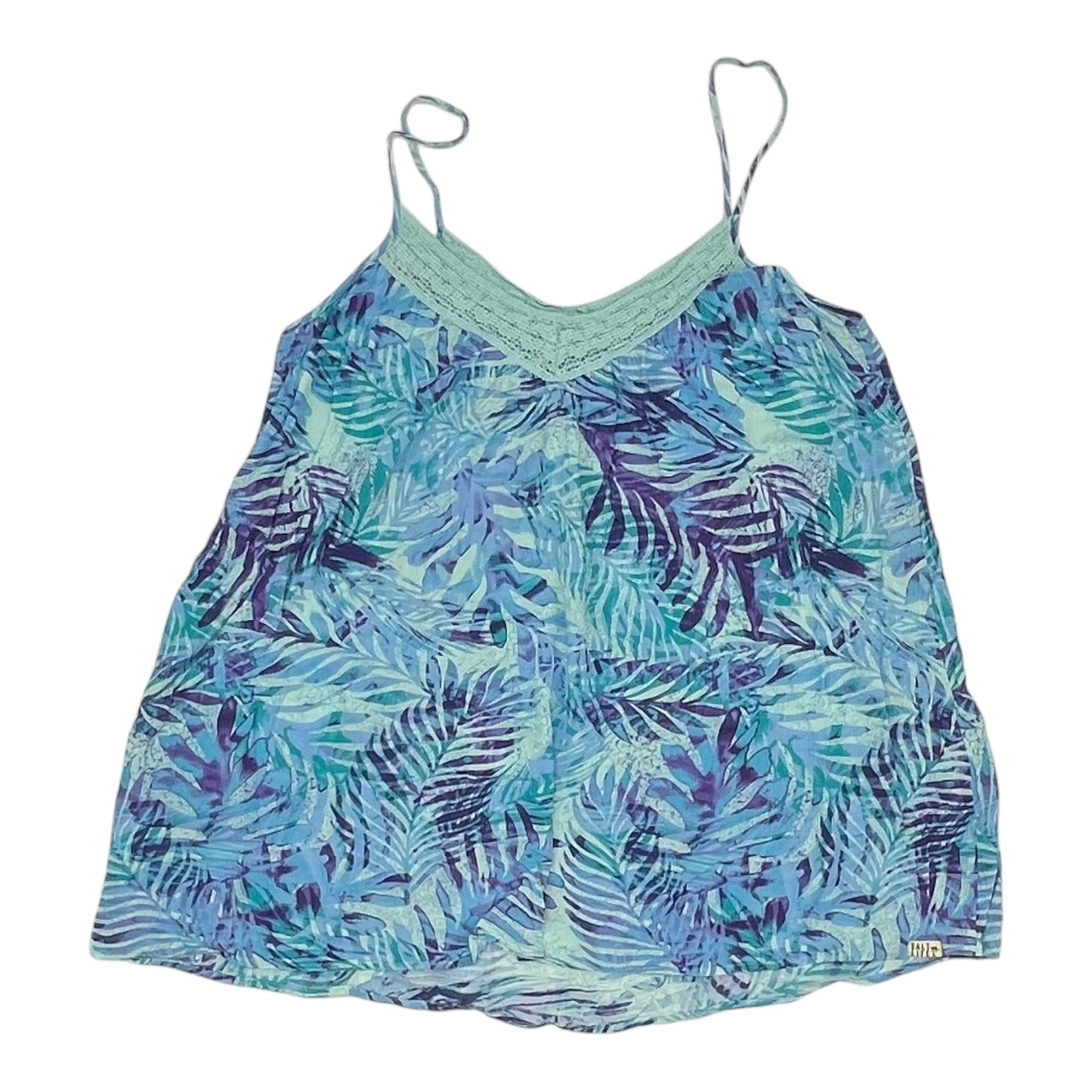 Top Sleeveless  In Blue, Size:Xl