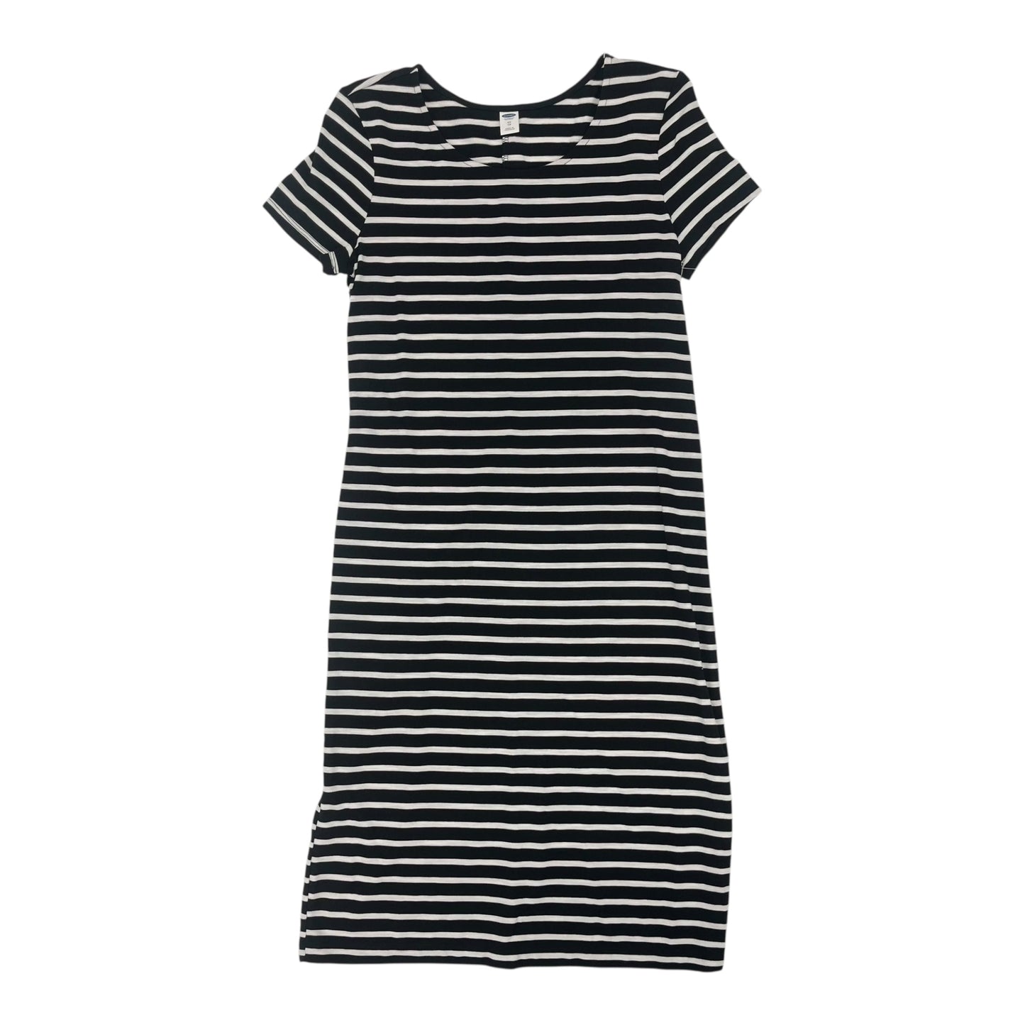 Dress Casual Midi By Old Navy In Black & White, Size:Xs