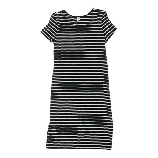 Dress Casual Midi By Old Navy In Black & White, Size:Xs