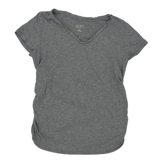 Mat Top Ss By Isabel Maternity In Grey, Size:M