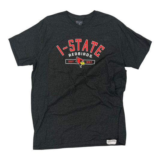 ATHLETIC TOP SS by CHAMPION in GREY, Size:2X