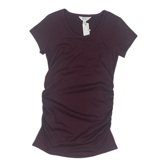 Mat Top Ss By Market & Spruce In Maroon, Size:M
