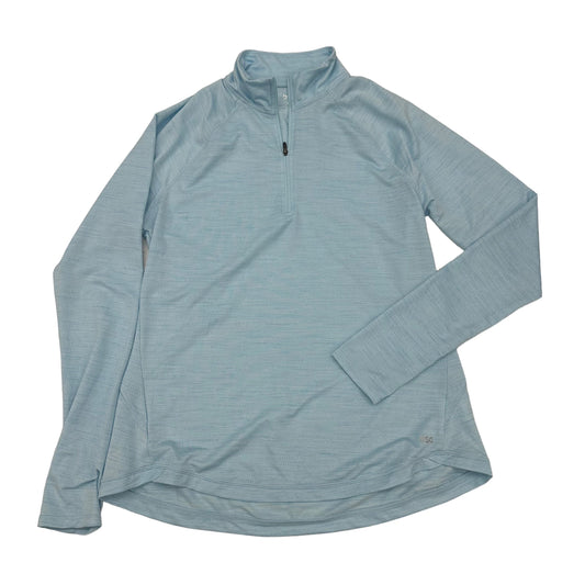 BLUE ATHLETIC TOP LS COLLAR by DSG OUTERWEAR Size:M