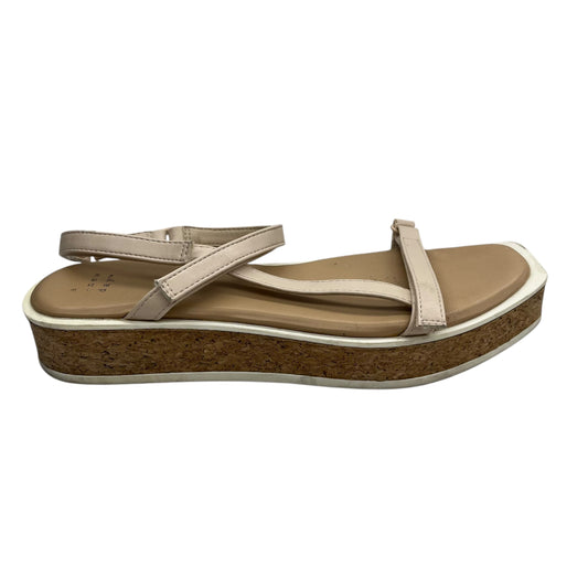 Sandals Flats By A New Day In Tan, Size:8