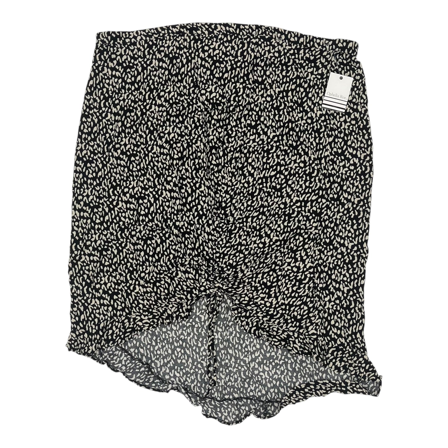 Skirt Midi By Ophelia Roe In Black & Cream, Size:3X