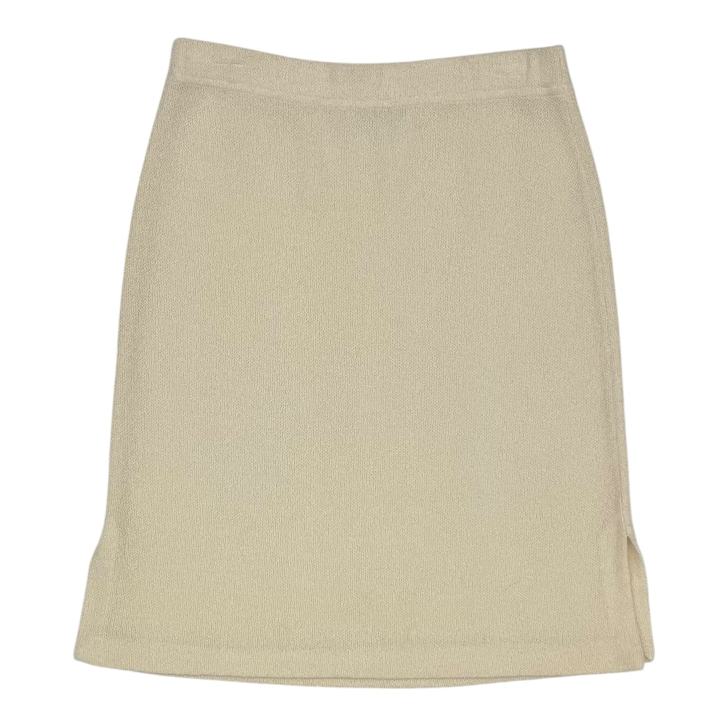 Skirt Designer By St John Collection In Cream, Size:8