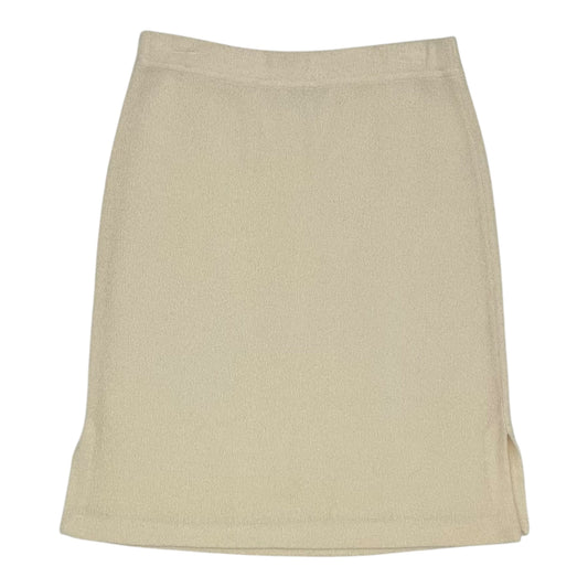 Skirt Designer By St John Collection In Cream, Size:8