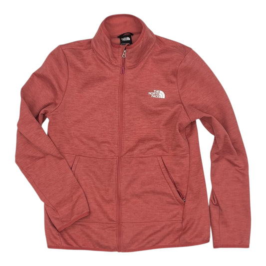 Athletic Jacket By The North Face In Coral, Size:M