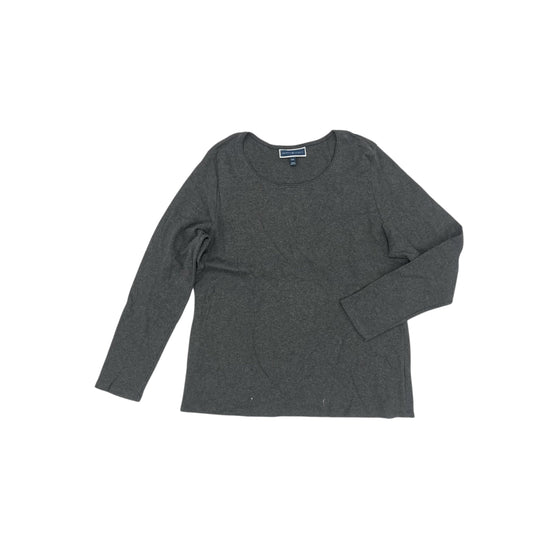 Top Ls By Karen Kane In Grey, Size:Xxl