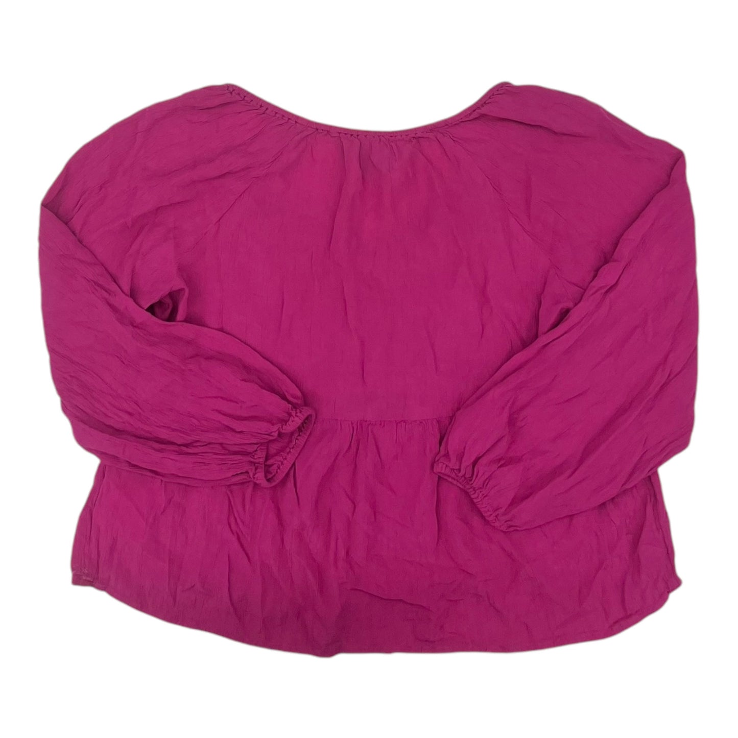 Blouse Ls By Old Navy In Pink, Size:L