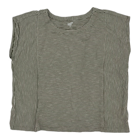 Top Ss By Lands End In Green, Size:2X