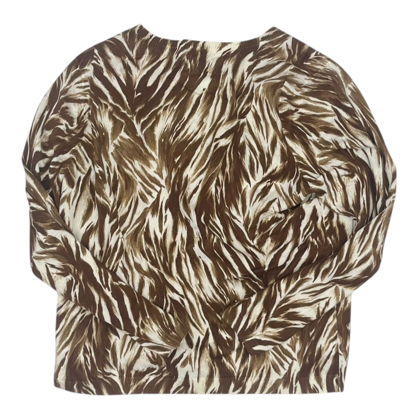 Cardigan By Talbots In Brown, Size:Xl