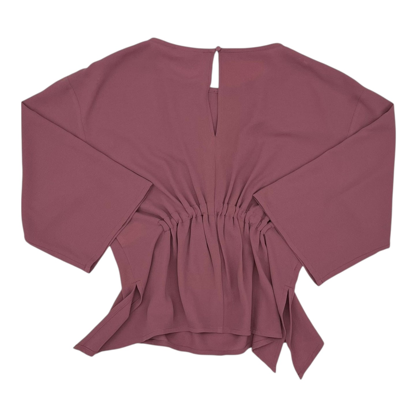 Blouse 3/4 Sleeve By Prologue In Pink, Size:S