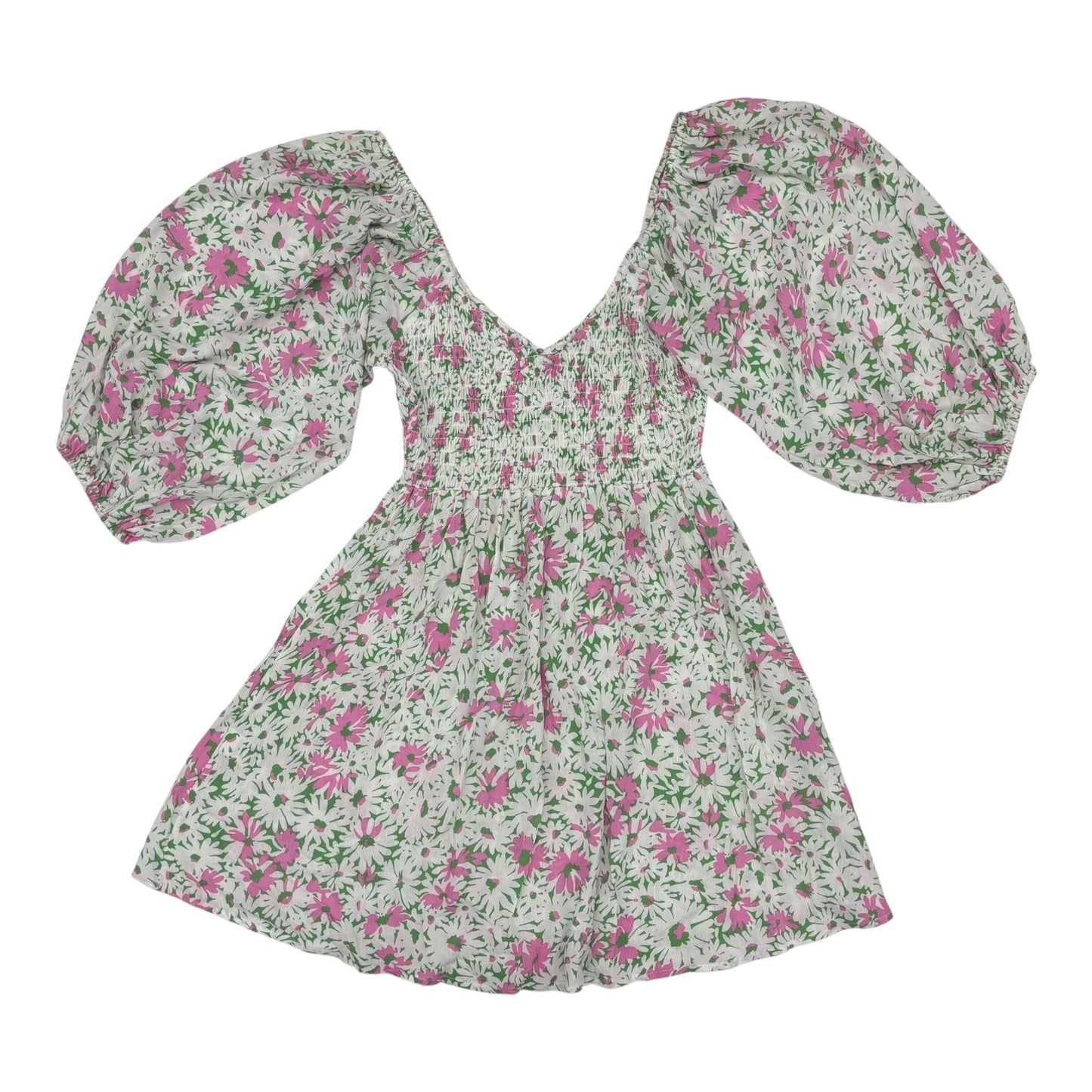 Dress Casual Short By Chaser In Green & Pink, Size:S