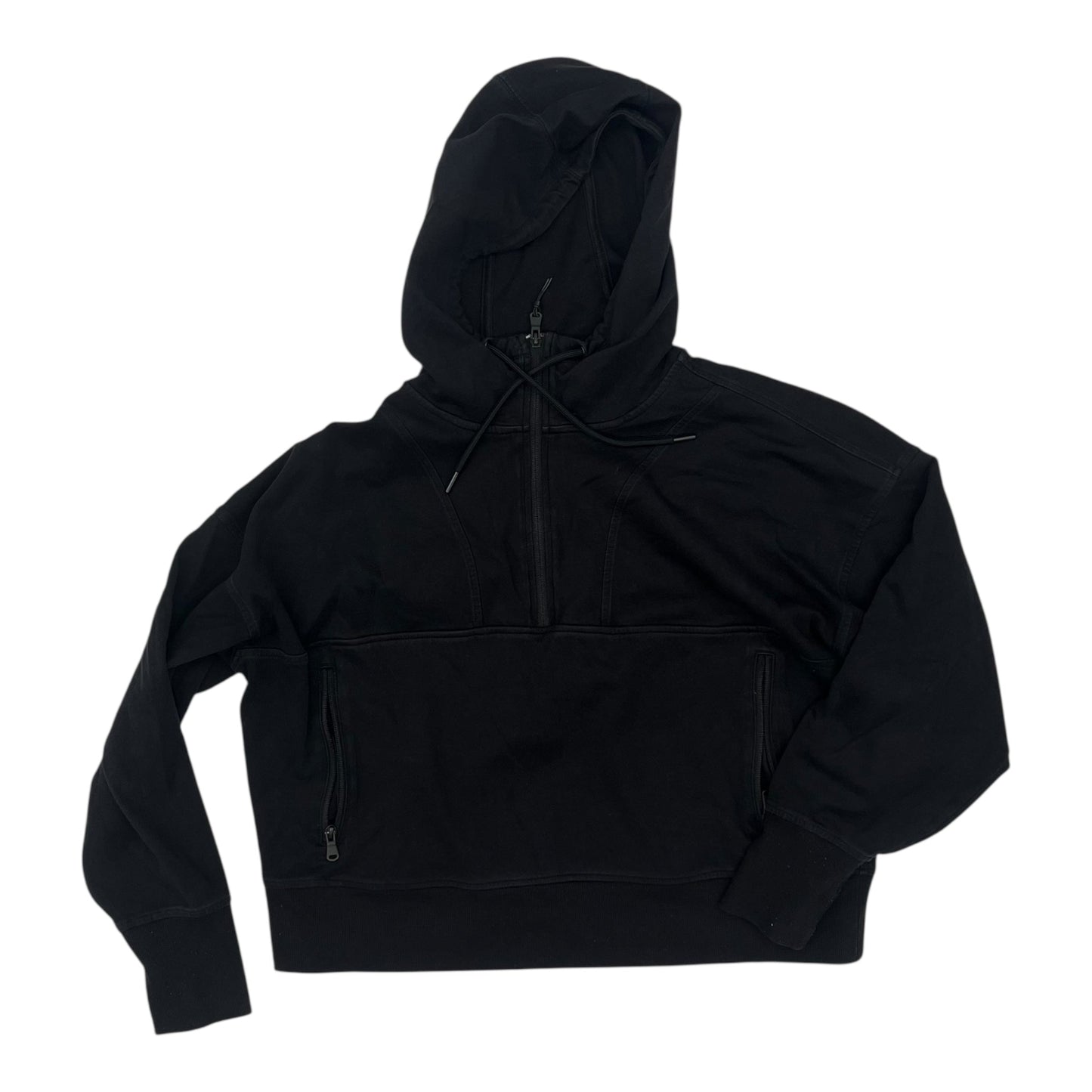 Athletic Sweatshirt Hoodie By Old Navy In Black, Size:Xxl