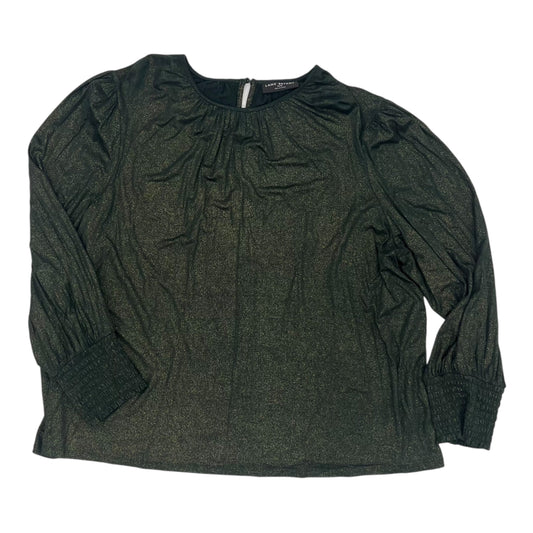 Top Ls By Lane Bryant In Gold & Green, Size:4X