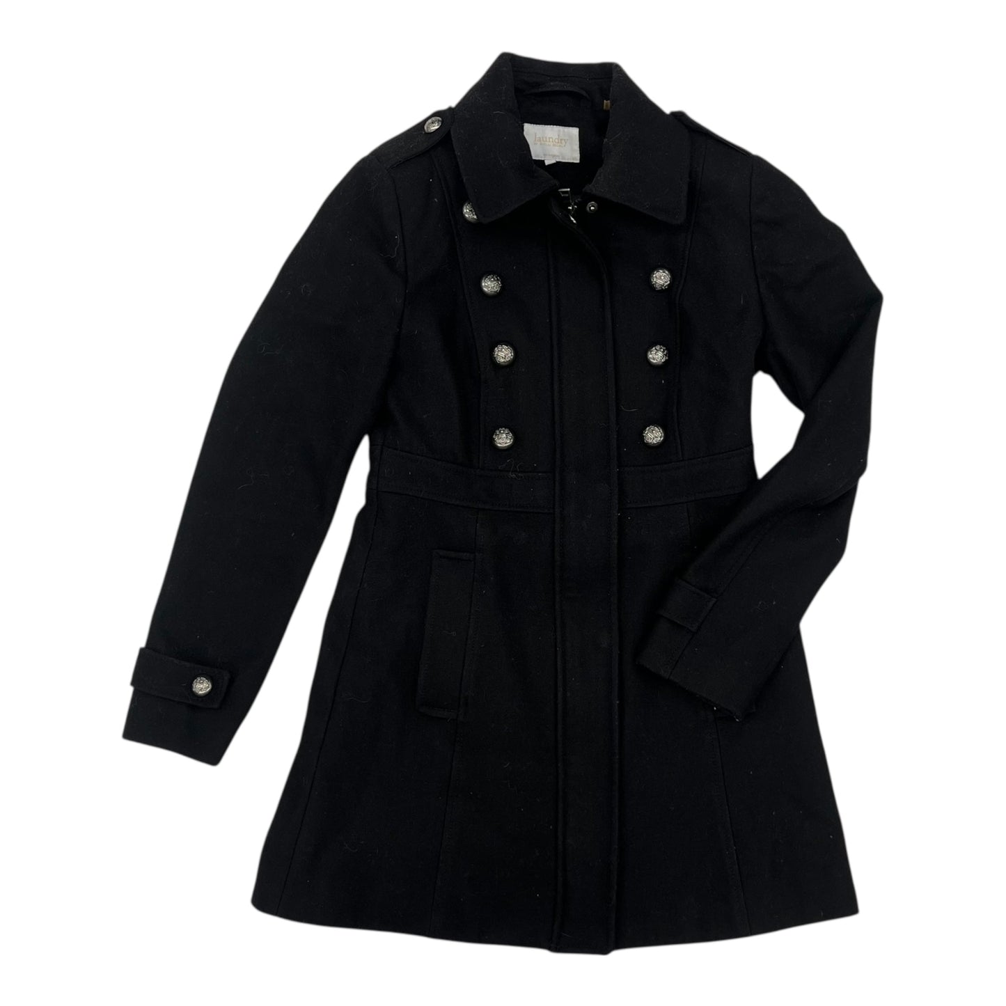 Coat Peacoat By Laundry In Black, Size:S