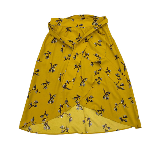 YELLOW SKIRT MIDI by LOFT Size:6