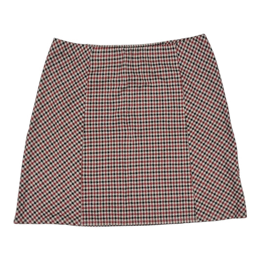 Skirt Mini & Short By J. Jill In Black & Red, Size:Xl