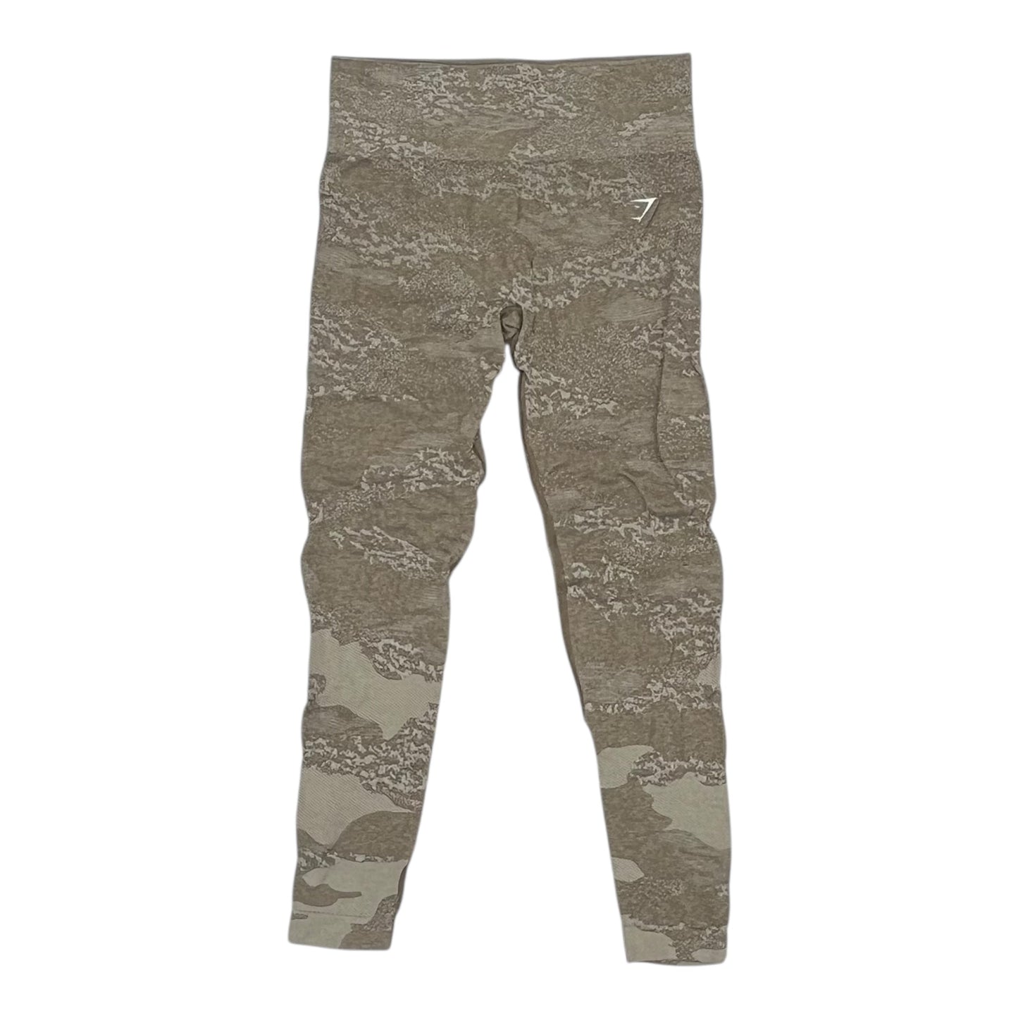 Athletic Leggings By Gym Shark In Tan, Size:M