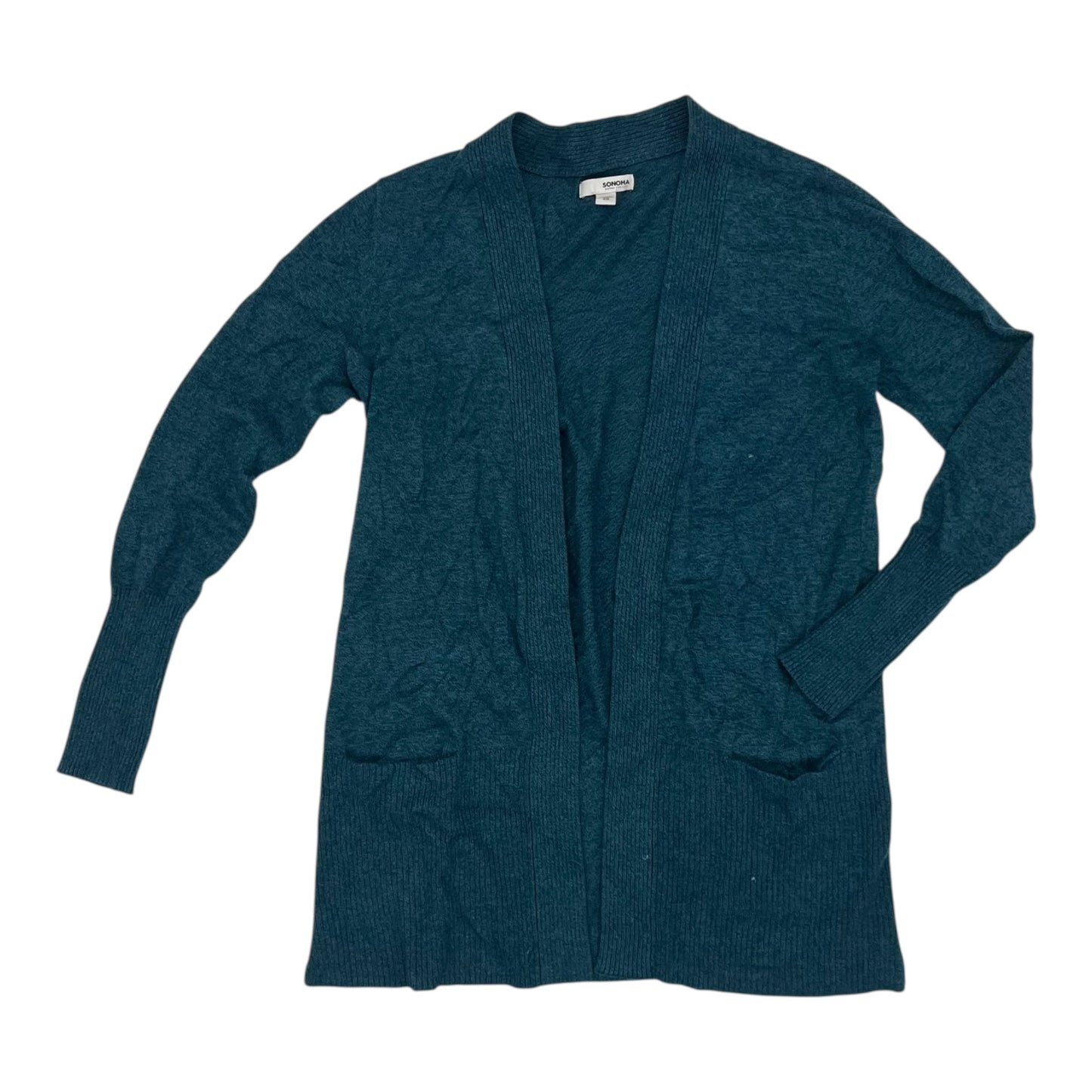 Sweater Cardigan By Sonoma In Blue, Size:Xs