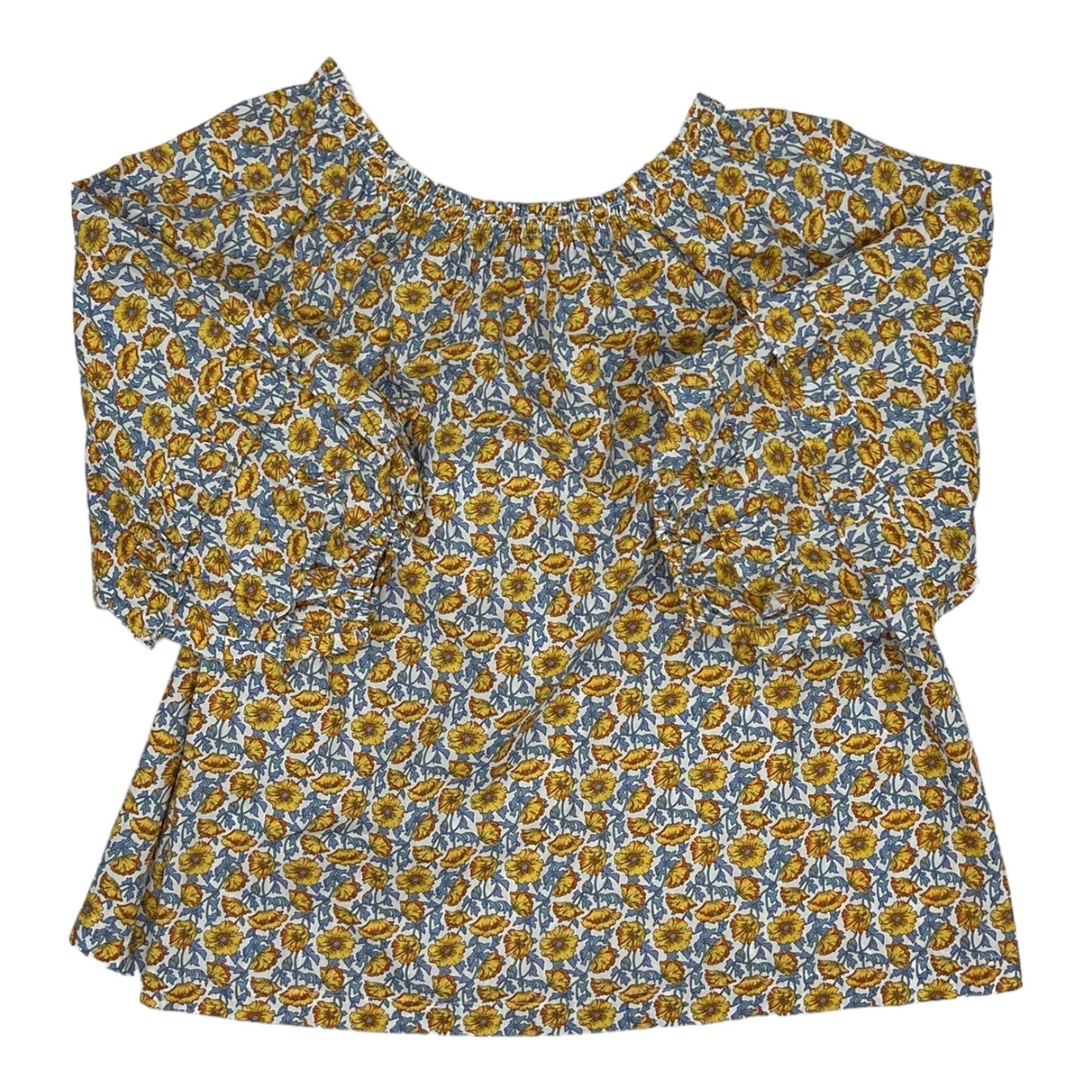 BLUE & YELLOW TOP SS by GIGIO Size:M
