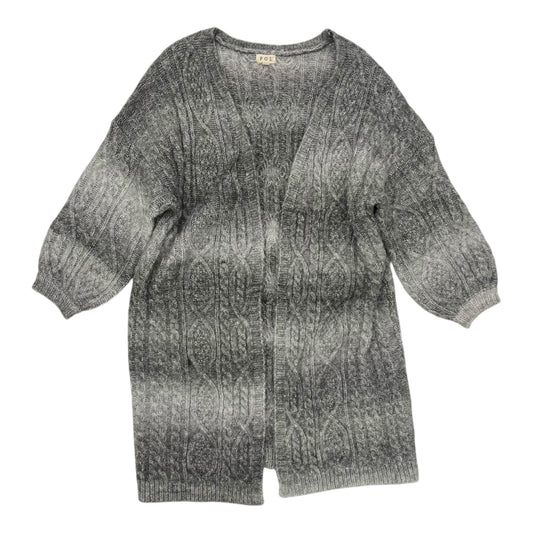Sweater Cardigan By Pol In Grey, Size:Xs