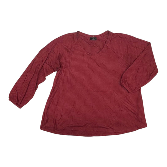 Top Ls By Lane Bryant In Red, Size:2X