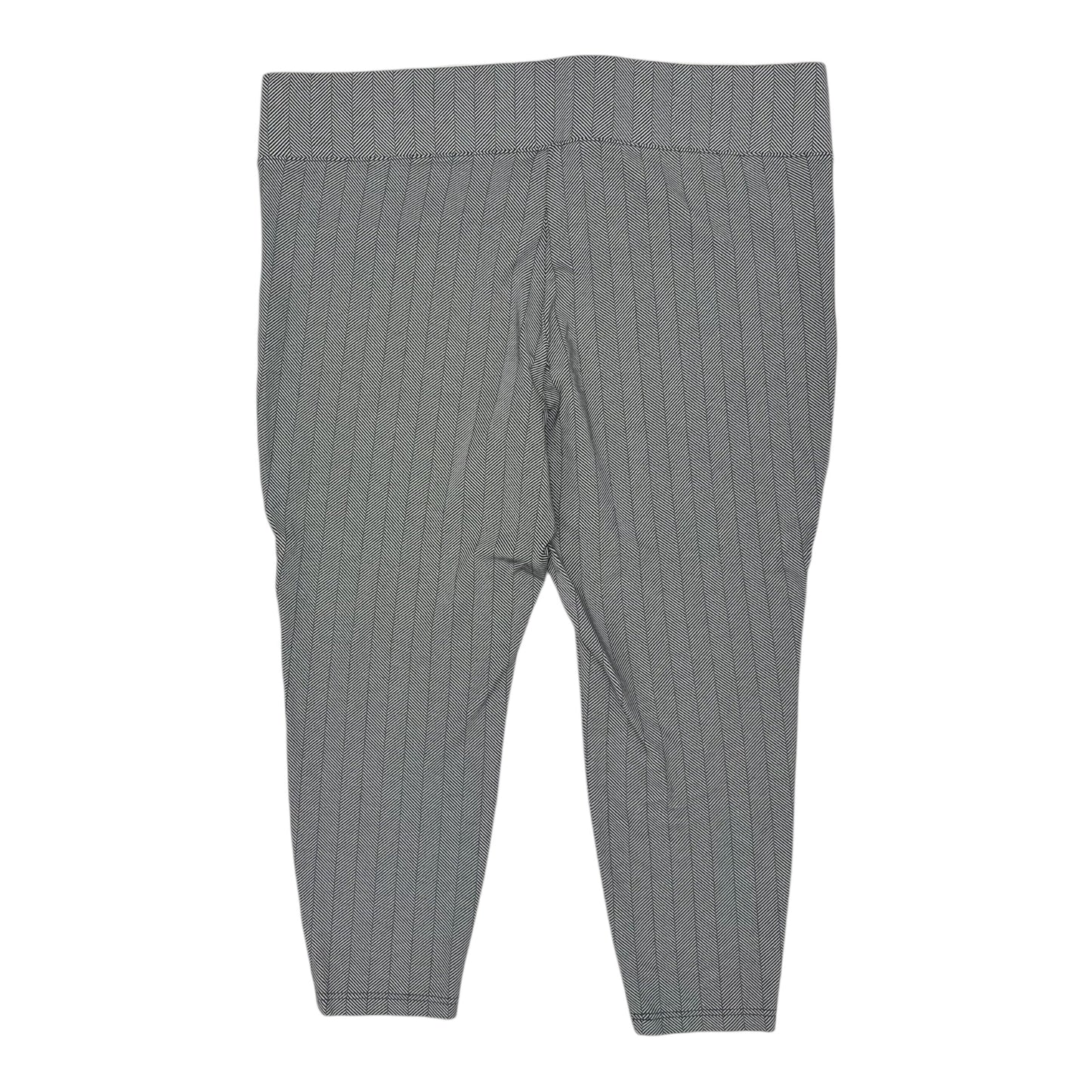 Pants Leggings By Torrid In Black & White, Size:3X